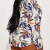 Women's Printed Button Down Shirts Long Sleeve Blouse with Classic Collar, Casual and Office Wear Tops