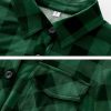 51kTciDmZoL.jpg Plaid Button Down Shirts for Women Long Sleeve Roll Up Checkered Blouse Tops 2025 Fall Outfits