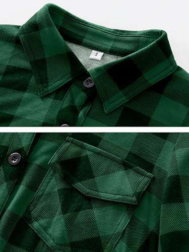 51kTciDmZoL.jpg Plaid Button Down Shirts for Women Long Sleeve Roll Up Checkered Blouse Tops 2025 Fall Outfits