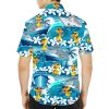 51nWrWm6lgL.jpg Mens Hawaiian Shirt, Tropical Raccoon Hawaiian Shirt Casual Button Down Holiday Beach Summer Short Sleeve Shirt
