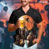 Wars Movie Hawaiian Shirt, Space Button Short Sleeve Top, Warship Themed